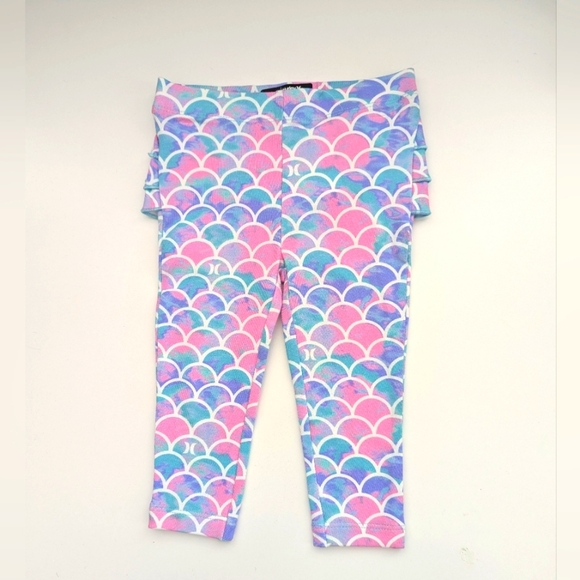 🎈Hurley Baby Girl (Size 12 Months) Leggings/Sweatpants With Ruffles On The Back - Picture 3 of 13